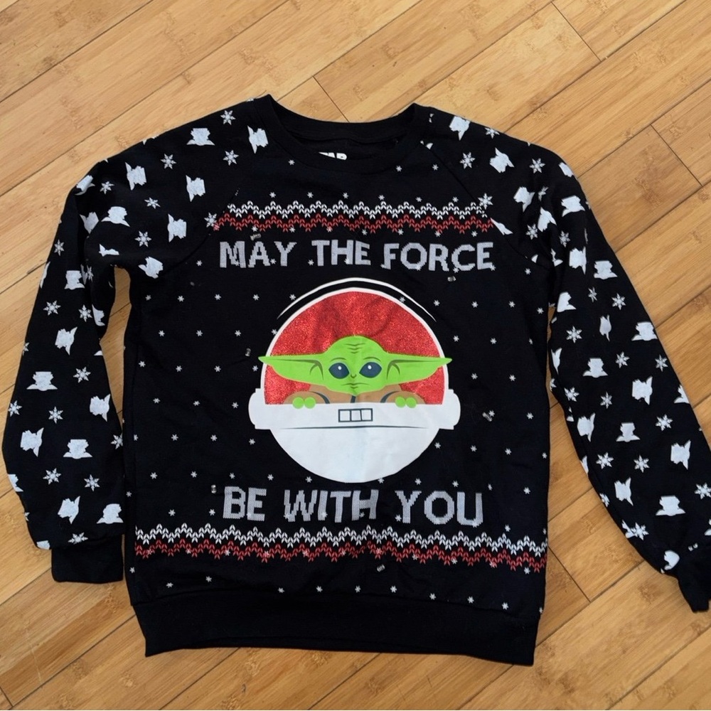 Starwars Baby yoda/Grogu Christmas sweater- Small